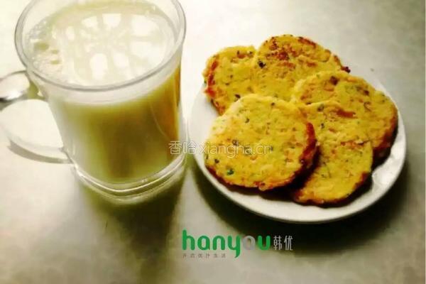 葱香豆渣饼的做法图解4