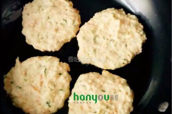 葱香豆渣饼的做法图解3