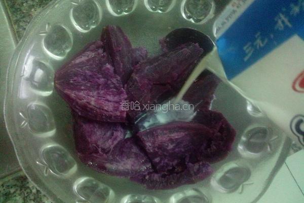 杂粮紫薯夹心饼的做法图解5