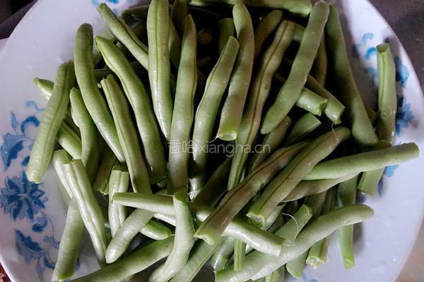 清炒四季豆的做法图解3