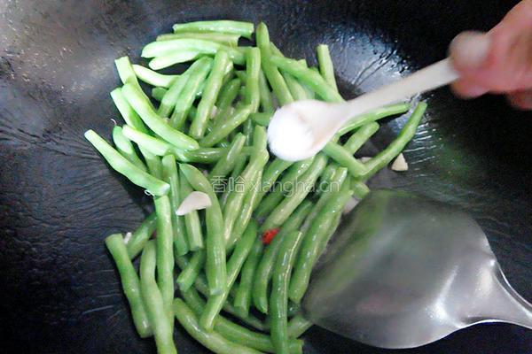 清炒四季豆的做法图解8