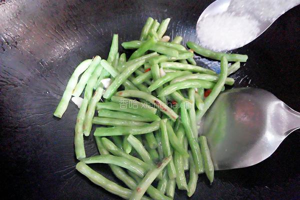 清炒四季豆的做法图解9