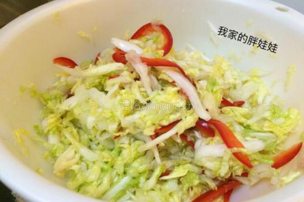 凉拌白菜的做法图解4