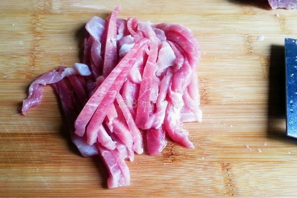 青菜肉丝面的做法图解5