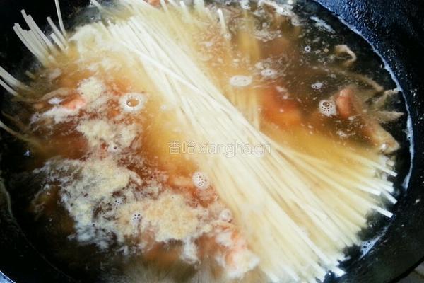 青菜肉丝面的做法图解10