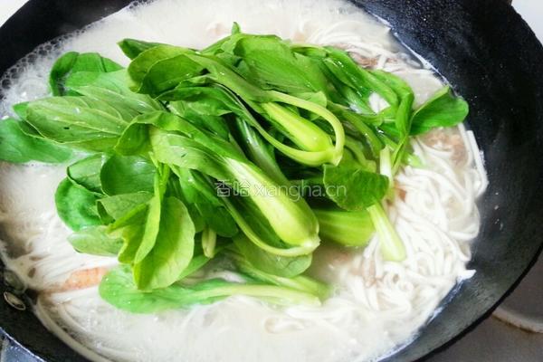 青菜肉丝面的做法图解12