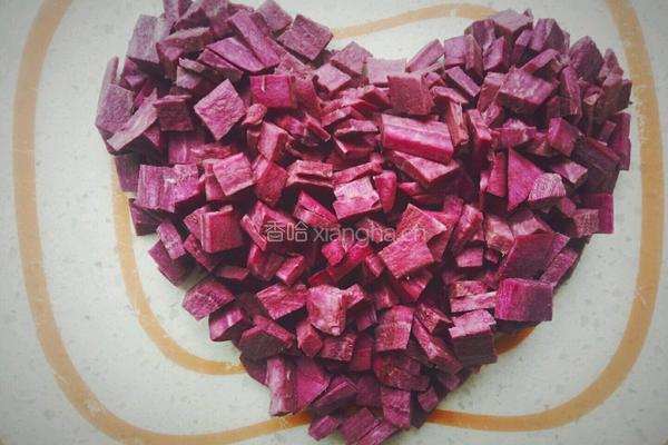 紫薯燕麦粥的做法图解3