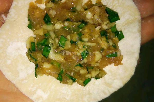 荸荠五花肉小馅饼的做法图解8