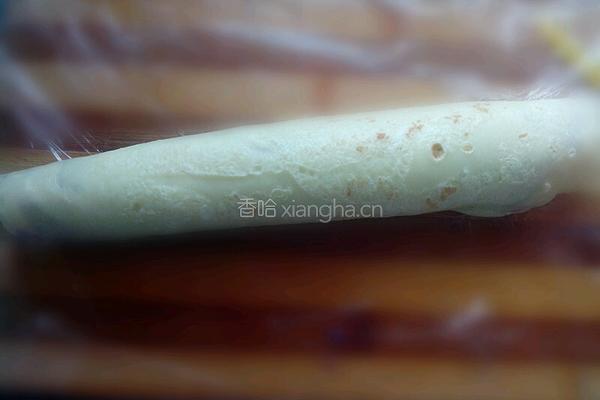 紫薯蛋饼卷的做法图解5