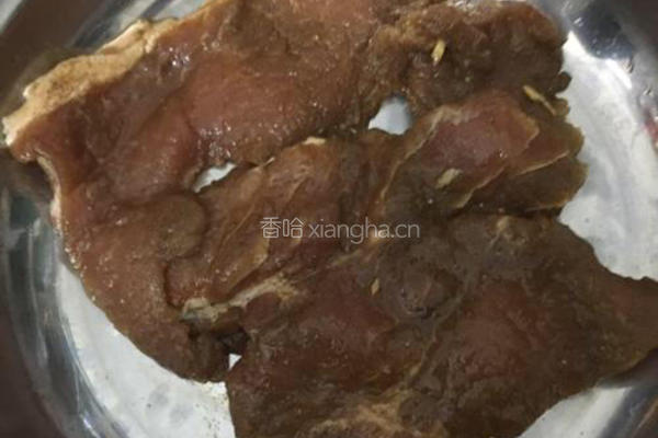 黑椒猪扒饭的做法图解1