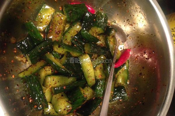 韩式腌黄瓜的做法图解4