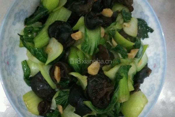 蒜爆耗油上海青