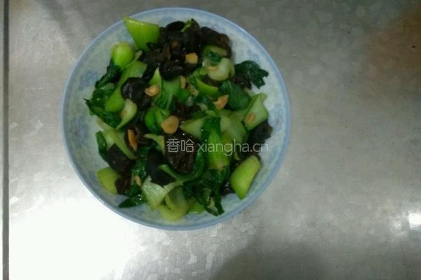 蒜爆耗油上海青的做法图解6