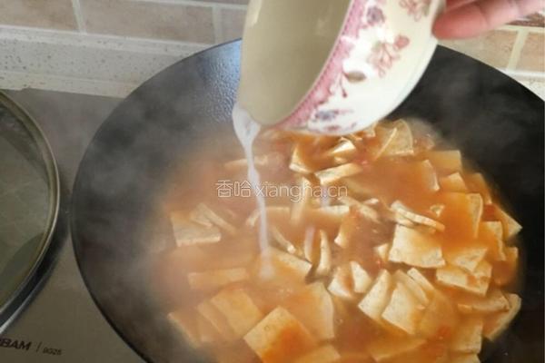 番茄豆腐虾仁汤的做法图解7