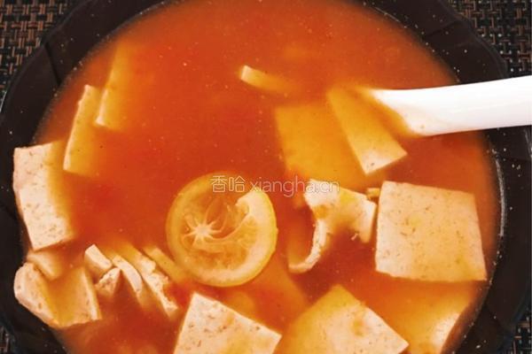 番茄豆腐虾仁汤的做法图解9