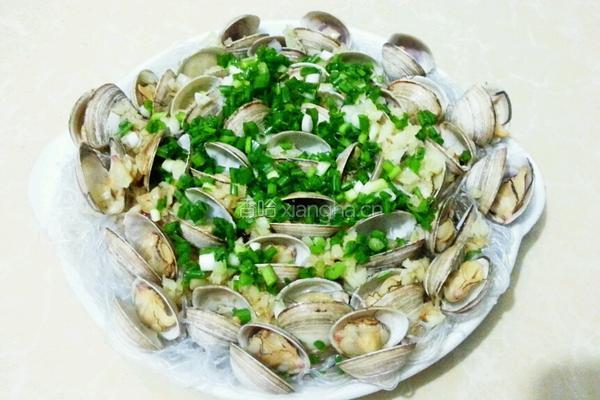 蒜蓉粉丝蒸蛤蜊的做法图解10