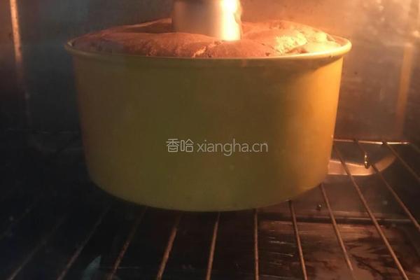 摩卡芝麻戚风蛋糕的做法图解16
