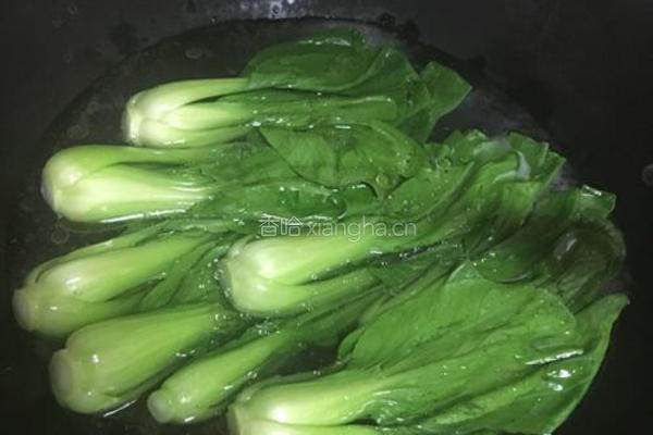 瑶柱瘦肉青菜的做法图解2
