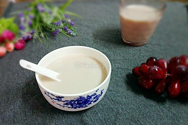 奶香花生浆的做法图解9
