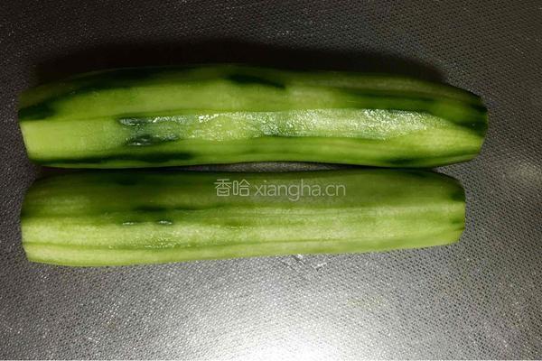 黄瓜酿肉的做法图解2