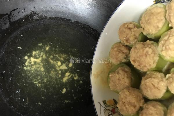 黄瓜酿肉的做法图解9