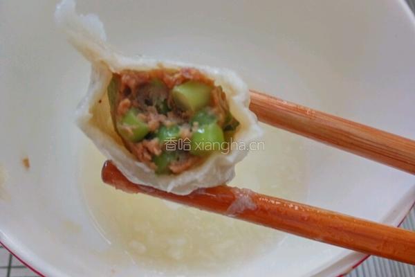 蒜苔猪肉饺子的做法图解5