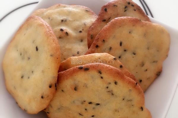 豆渣芝麻饼干的做法图解4