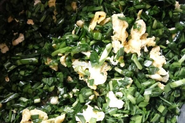 韭菜糯米饼的做法图解4