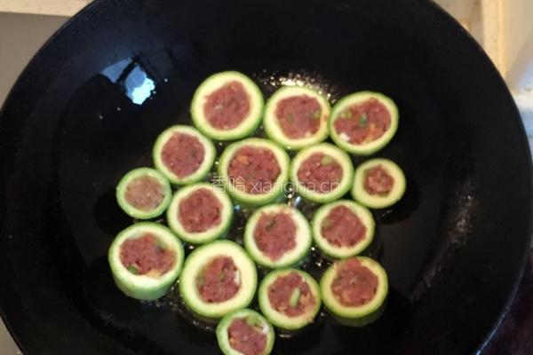 西葫芦酿肉的做法图解5
