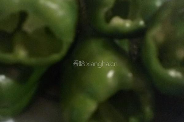 青椒肉末的做法图解2