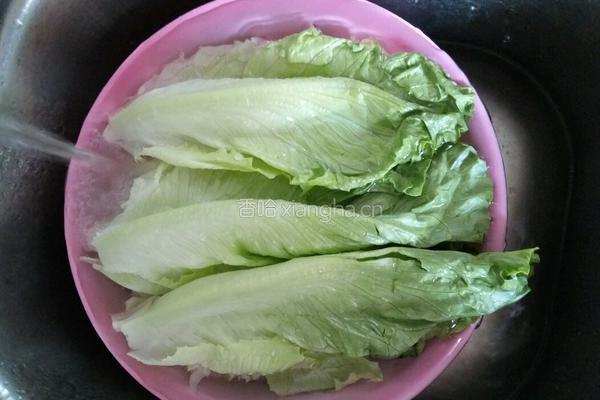 蚝油生菜的做法图解1