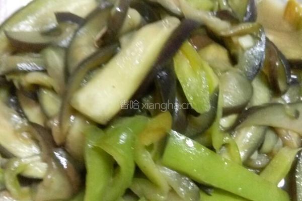 茄子炒辣椒