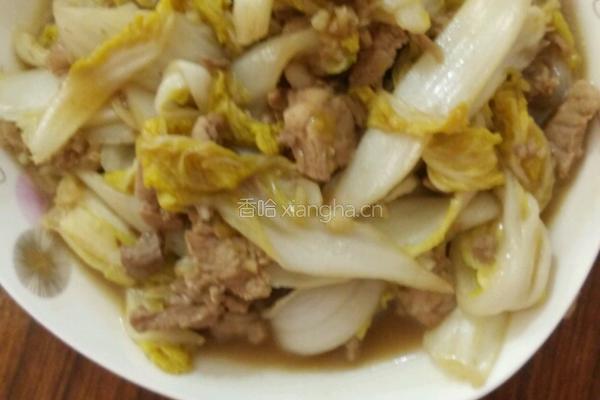醋溜娃娃菜的做法图解4