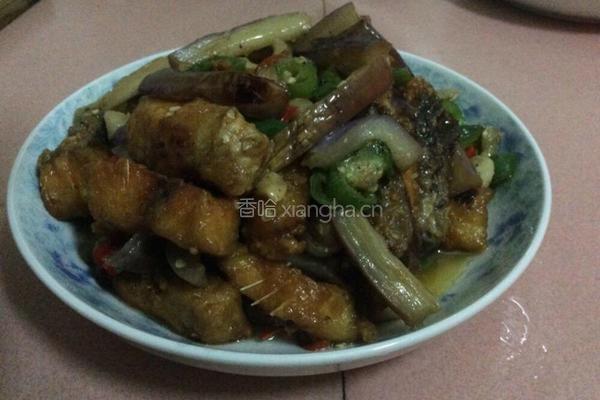 嫩茄烧鱼的做法图解11
