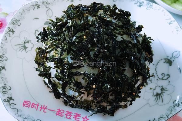 紫菜沙拉大饭团的做法图解7