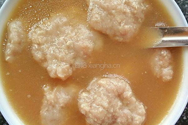 薯粉肉丸子的做法图解5