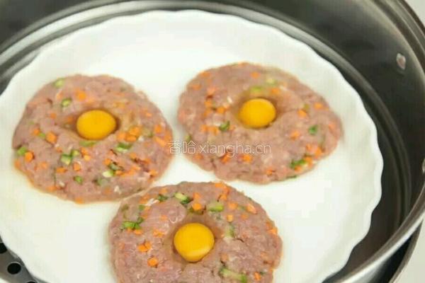 肉沫太阳蛋的做法图解4
