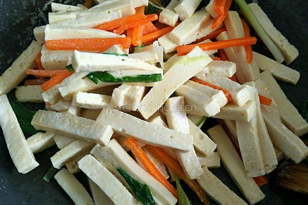 鱼香千页豆腐的做法图解5