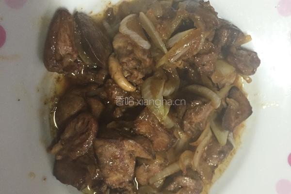 洋葱炒鸡肝