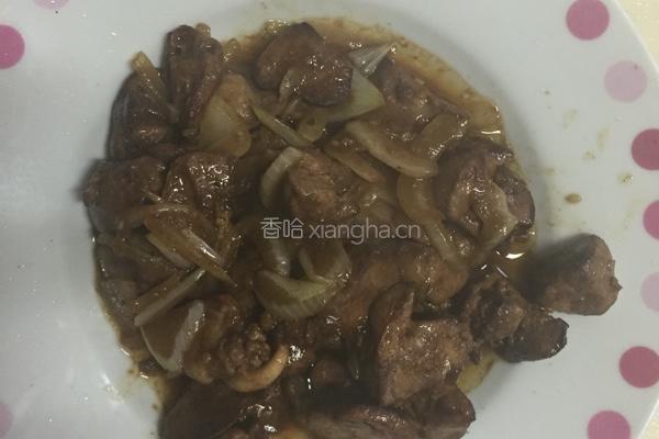 洋葱炒鸡肝的做法图解5