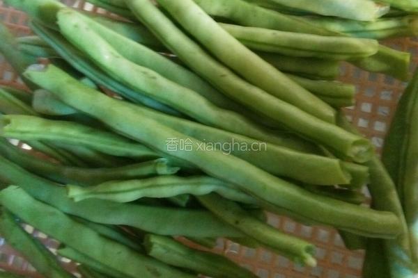 青炒四季豆的做法图解1