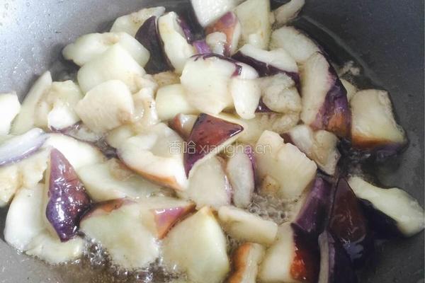 肉末茄子的做法图解4