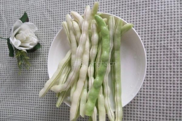 凉拌四季豆的做法图解1