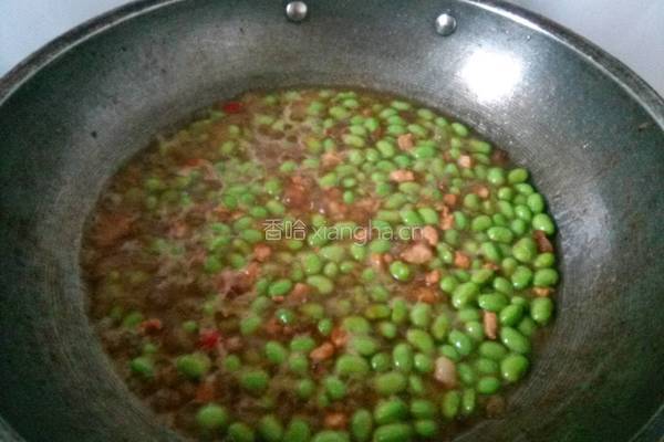 毛豆米烧肉的做法图解6