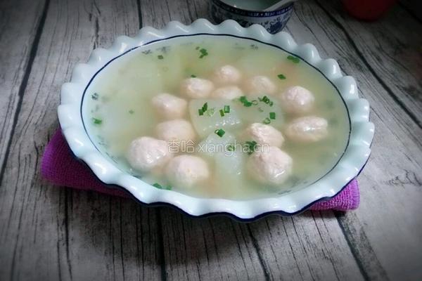 肉丸冬瓜汤的做法图解10