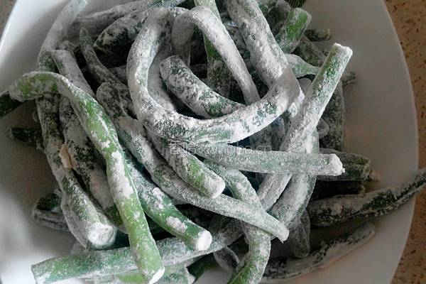 豆角拖叶儿(沾片子)的做法图解8
