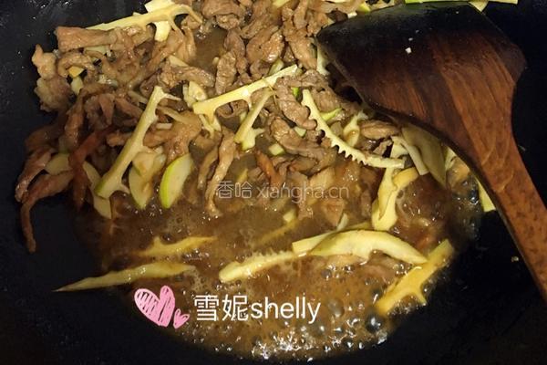 鲜笋肉丝的做法图解5
