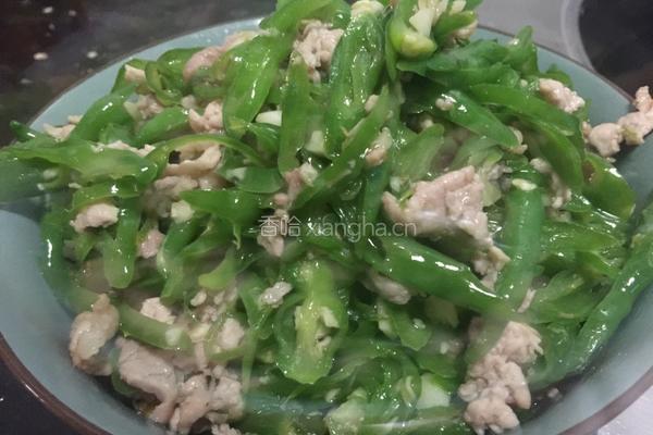 青椒炒肉的做法图解7
