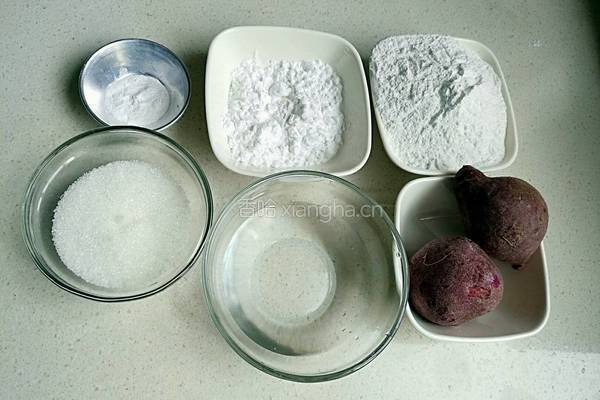 紫薯球的做法图解1