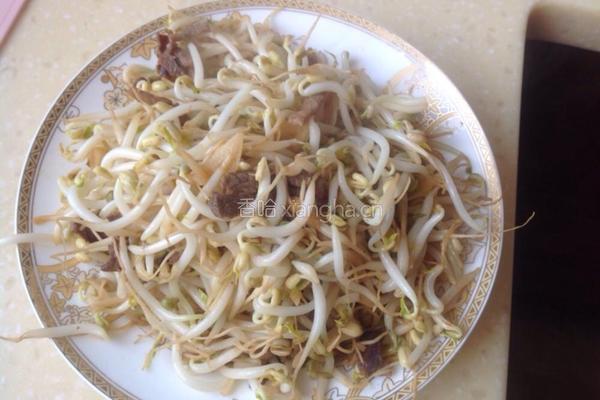 肉丝豆芽菜的做法图解6
